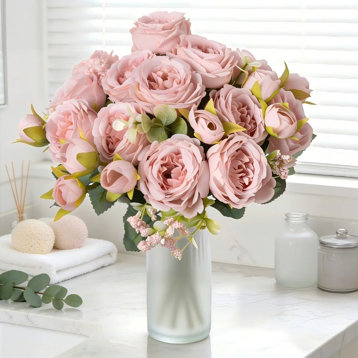 Silk Peony Artificial Flower | Wedding & Home Décor