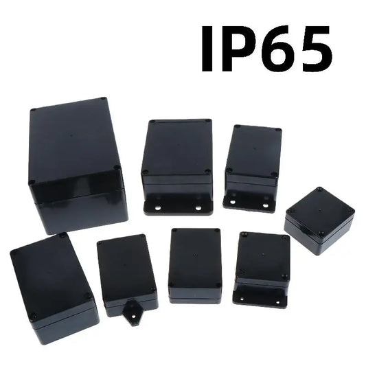 New 1/3Pcs Plastic Electronic Project Instrument Case IP65 Waterproof Black Junction Box Outdoor Container Power Enclosure Tools Peaceful Pleasures Health and Wellness