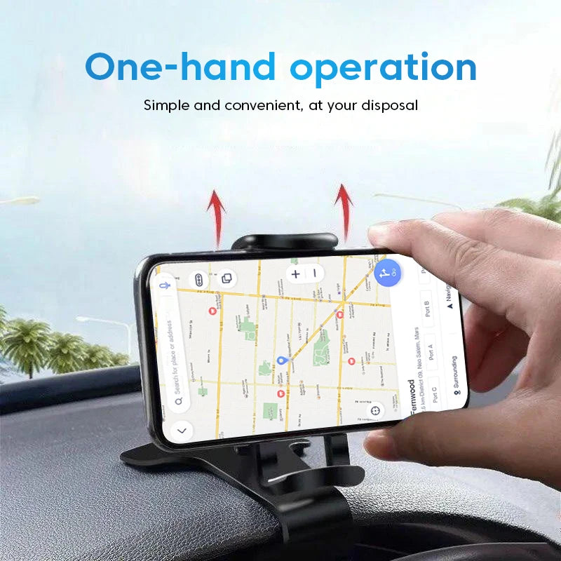 360° Rotatable Car Phone Holder | Universal Gravity Dashboard Mount
