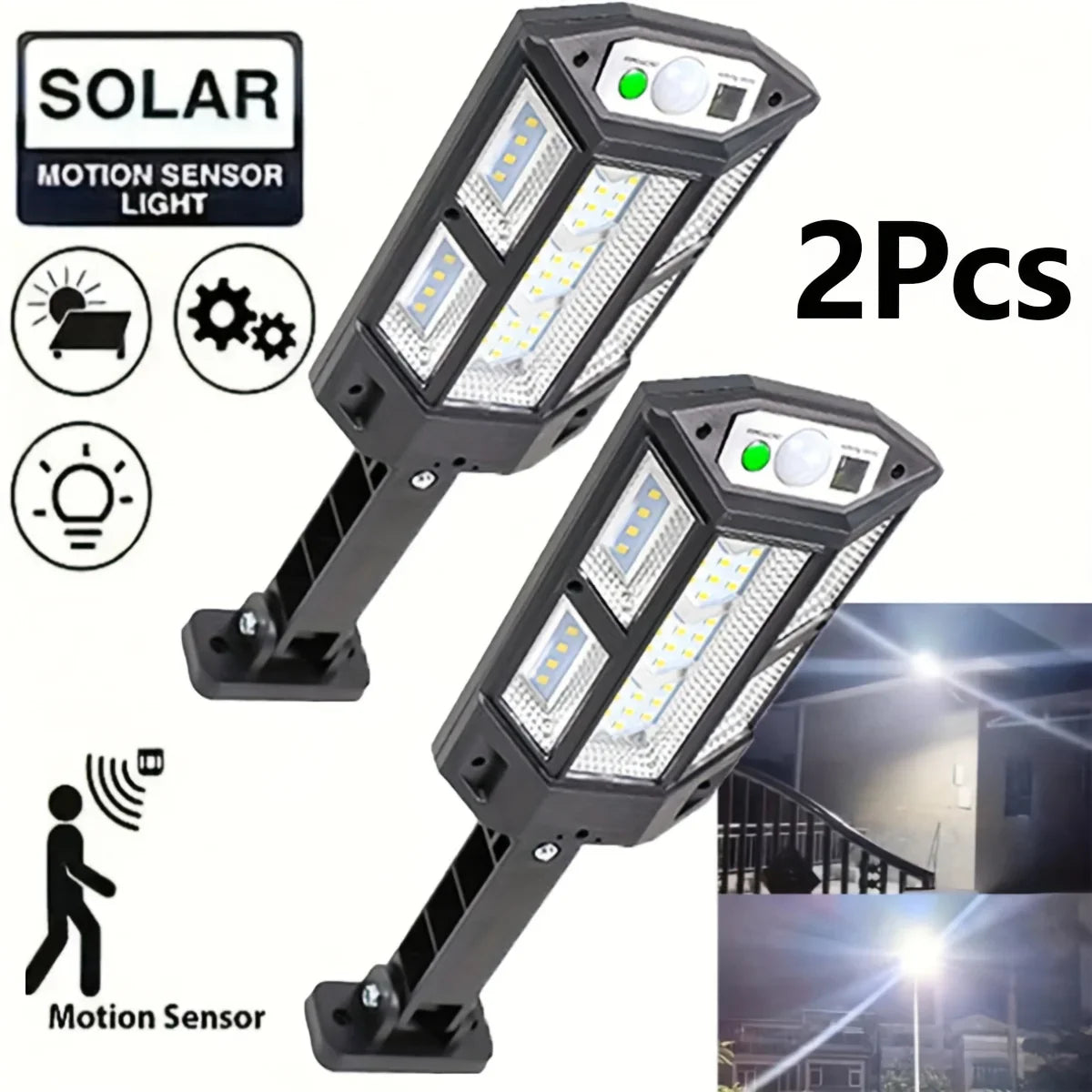30000LM Solar LED Outdoor Light | Motion Sensor | IP65