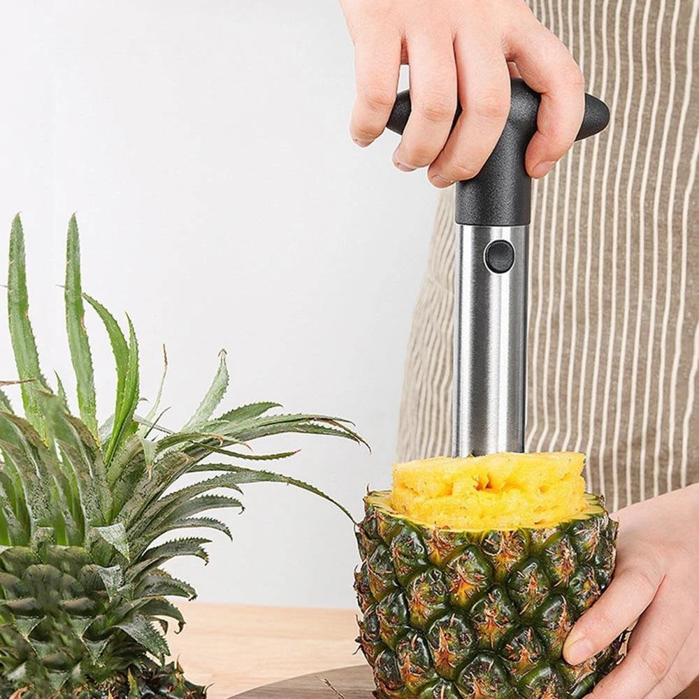 Stainless Steel Pineapple Corer Slicer & Peeler Tool