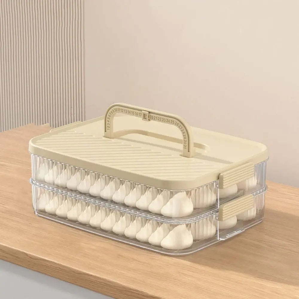 Multi-Layer Frozen Dumpling Storage Box | Large Capacity