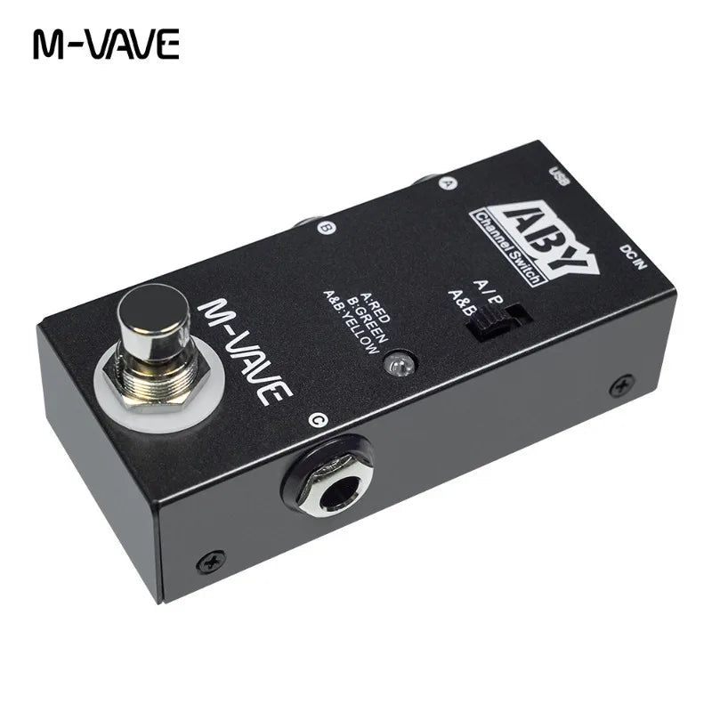 M-VAVE ABY Line Selector AB Switch Mini Guitar Effect Pedal True