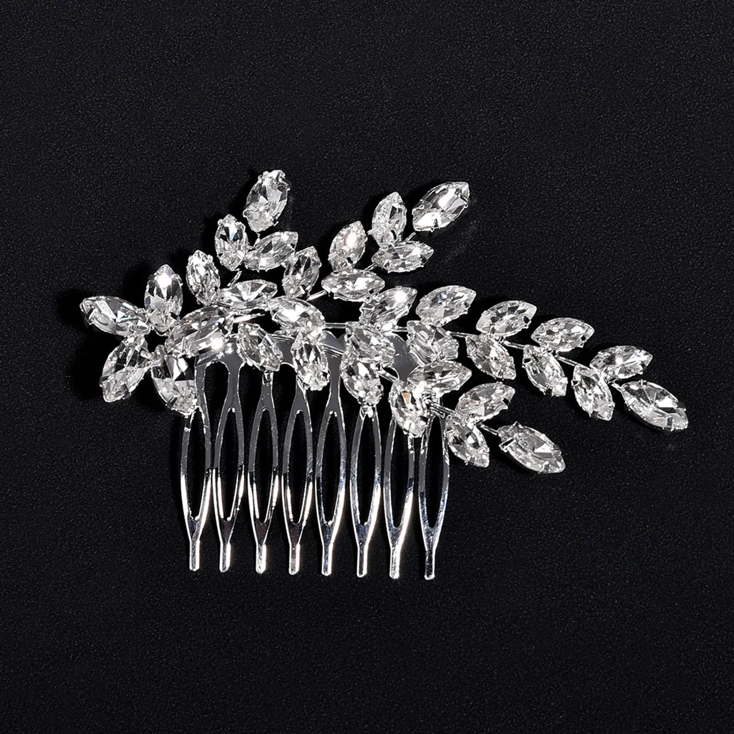 Glittering Hair Combs Clips Hair Fork Luxurious Messy Bun Maker with Glass Diamond for Banquet Wedding Gown Hair Clips Peaceful Pleasures Health and Wellness