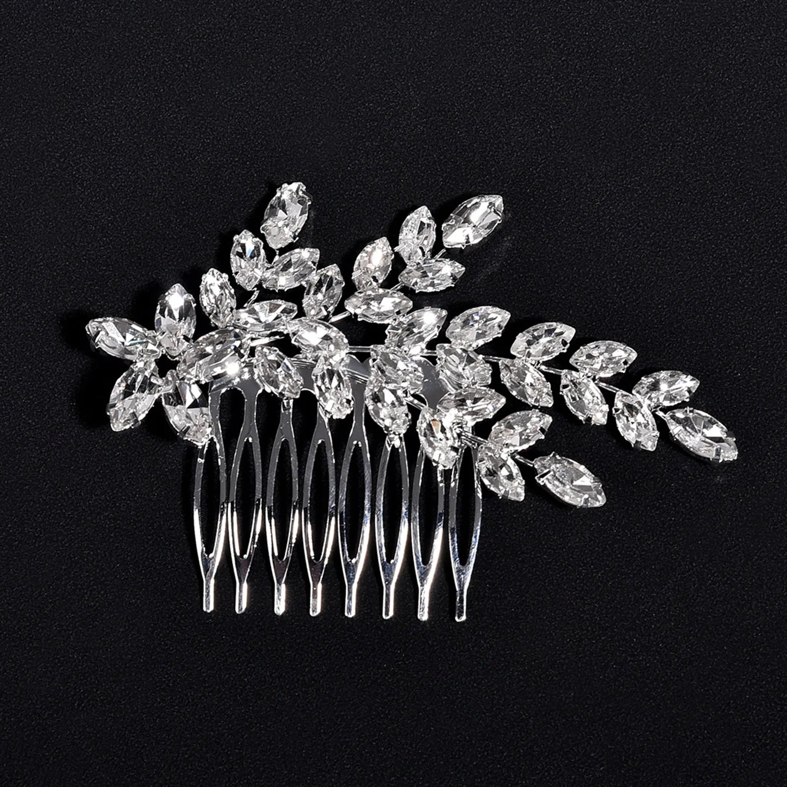 Glittering Hair Combs Clips Hair Fork Luxurious Messy Bun Maker with Glass Diamond for Banquet Wedding Gown Hair Clips Peaceful Pleasures Health and Wellness