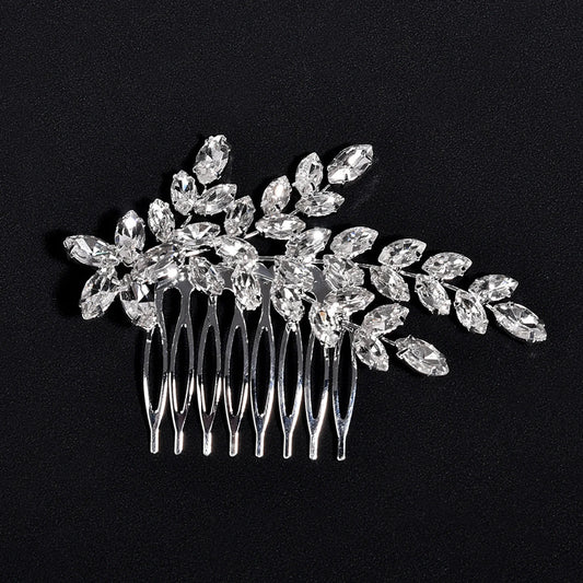 Glittering Hair Combs Clips Hair Fork Luxurious Messy Bun Maker with Glass Diamond for Banquet Wedding Gown Hair Clips Peaceful Pleasures Health and Wellness
