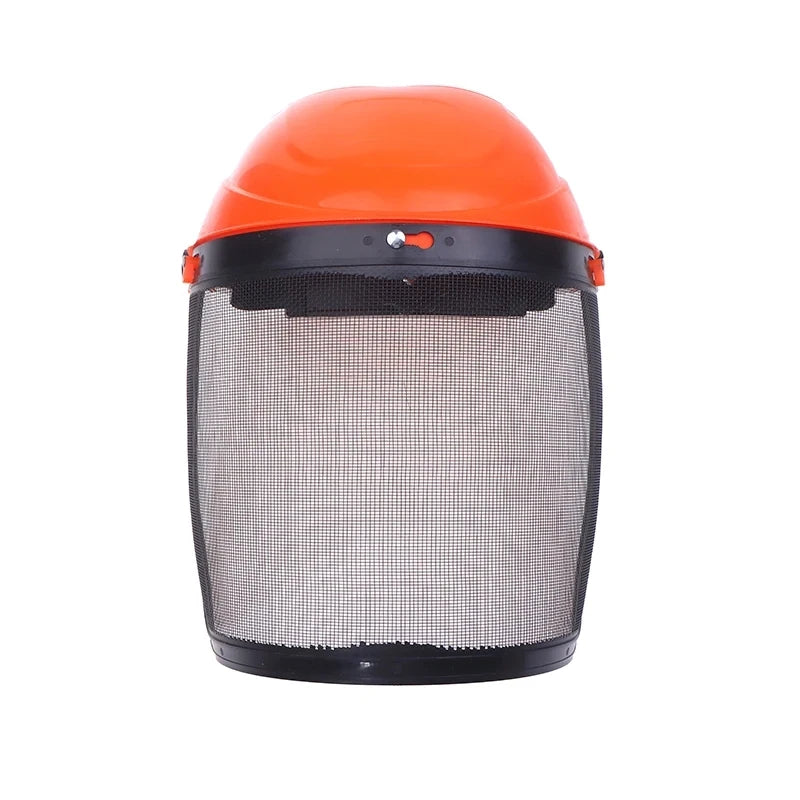 1PC Full Face Safety Helmet Hat with Mesh Protective Mask for Garden Grass Trimmer Logging Brush Cutter Forestry Protection Peaceful Pleasures Health and Wellness