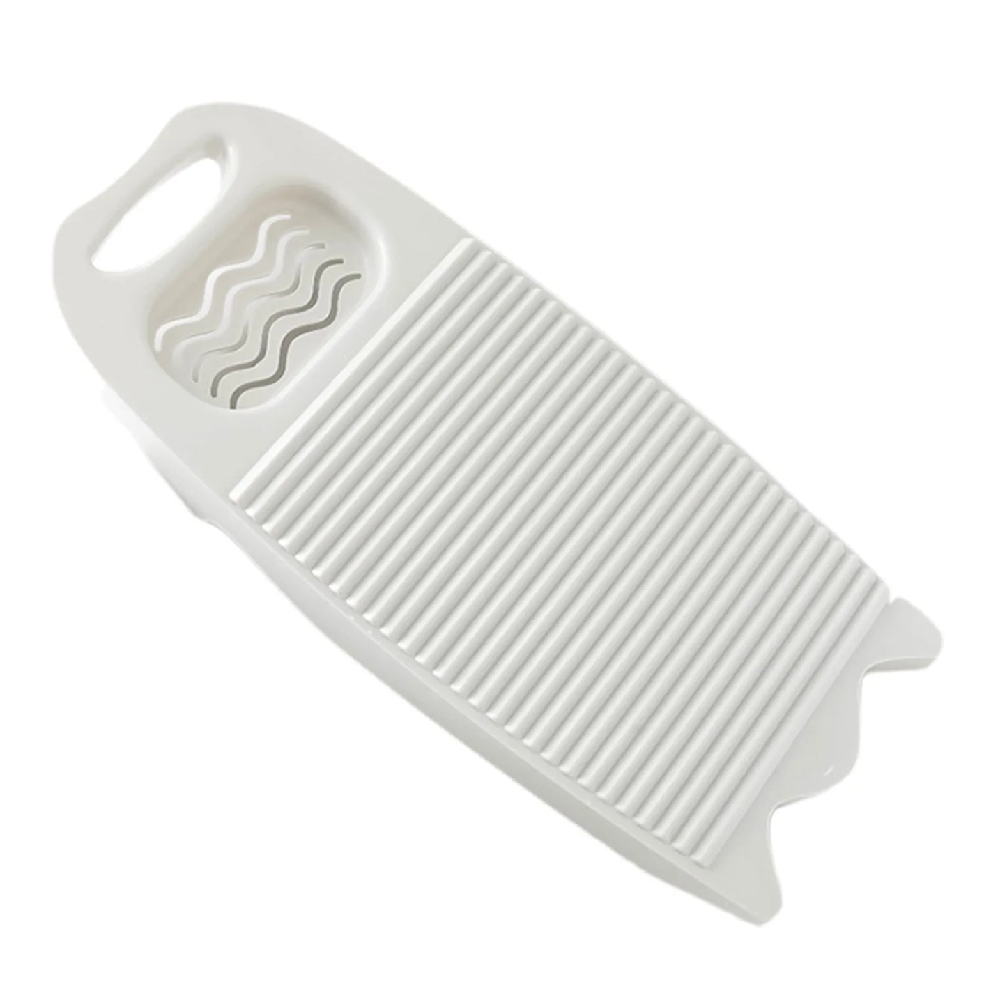 Wash Board Thickened Hand Wash Laundry Boards Dirty Clothes Washboard with Soap Holder Design for Underwear Lingerie Cleaning Peaceful Pleasures Health and Wellness White