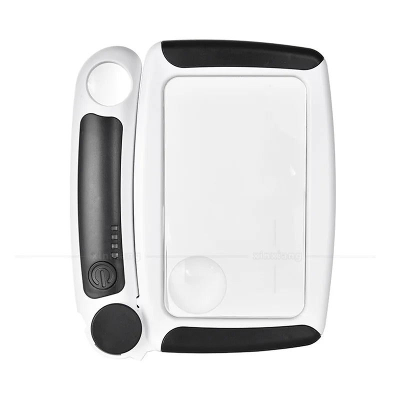 Handheld Rechargeable Magnifier Folding Magnifying Glass with Three Levels of Brightness and 20 Led Lights, 5X and 20X Loupe Peaceful Pleasures Health and Wellness