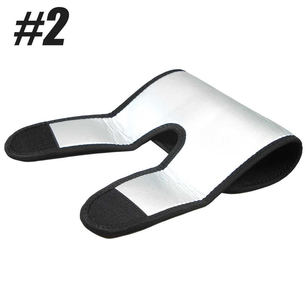 WEFITON Sauna Arm Trimmer Slimming Bands – Women & Men Sauna Arm Trimmer Peaceful Pleasures Health and Wellness 2-Black Silver