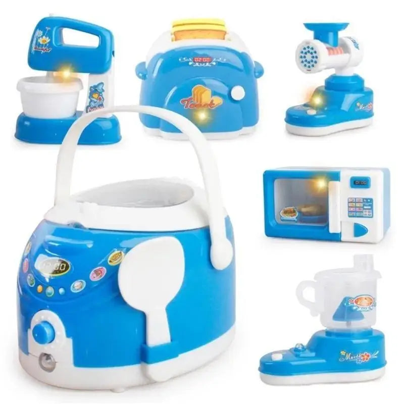 Kids 6-Piece Kitchen Playset | Pretend Cooking Toy Set