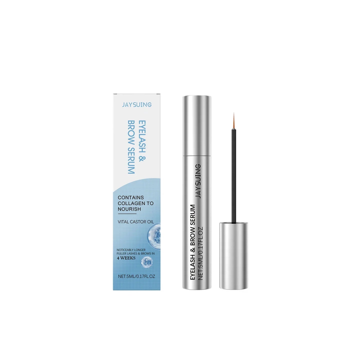 Jaysuing Eyelash & Eyebrow Growth Serum – Thicker Lashes 5ml