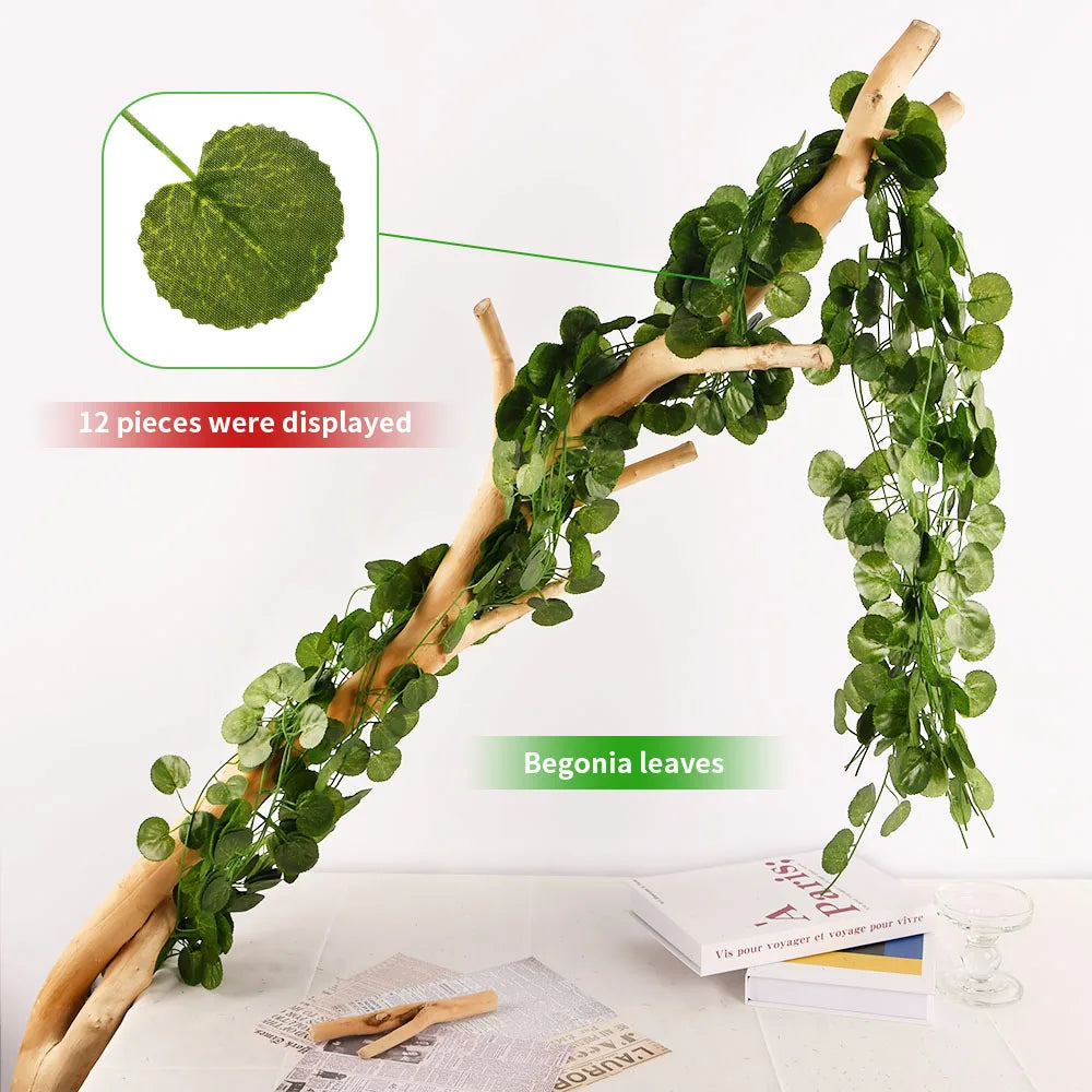 2.1M Artificial Ivy Garland – Silk Vine Leaf Wedding Home Decor