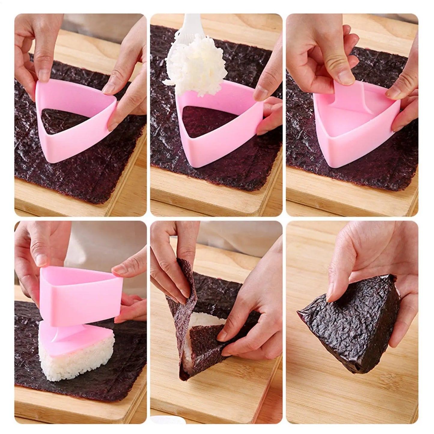 Triangle Onigiri Rice Ball Mold – Sushi Maker Press Kit