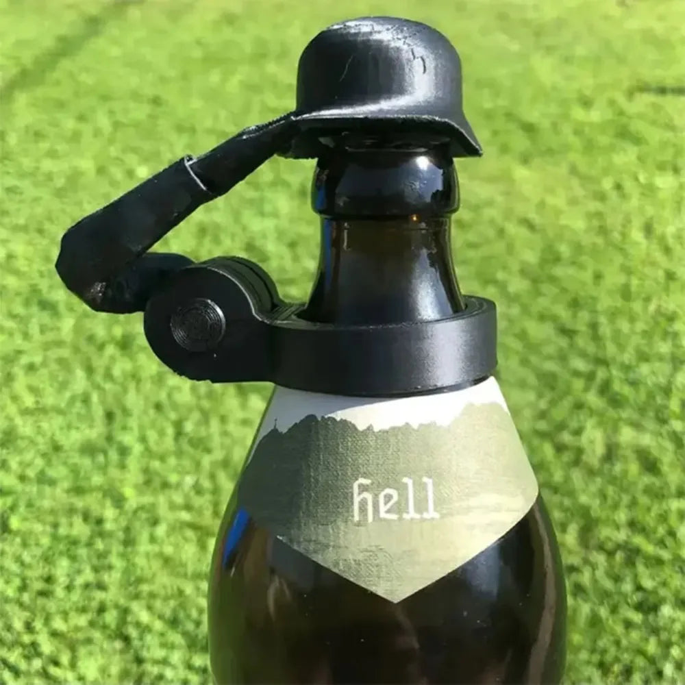 Soldier Helmet Beer Bottle Cap | Novelty BBQ Party Gift