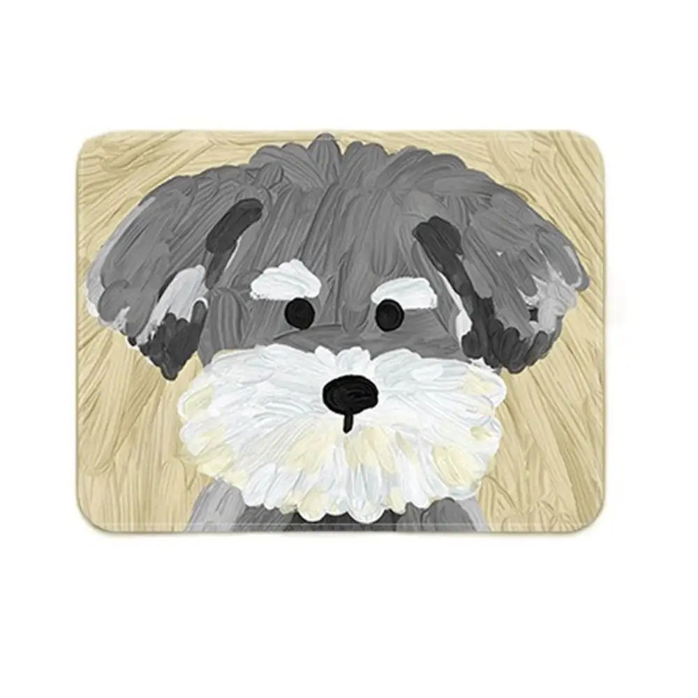 Portable Keyboard Mats Cartoon Mouse Pad Desk Mat Anti-Slip Dog Mouse Mat Cartoon Cute Keyboard Mat Office Supplies Peaceful Pleasures Health and Wellness gray dog