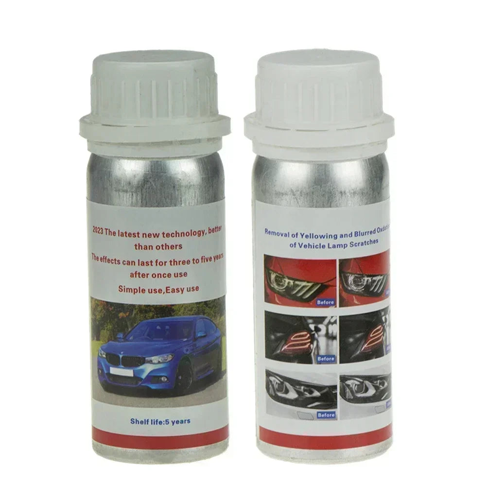 Headlights Liquid Polymer Headlight Chemical Polish Repair Fluid Refurbishment Scratch Repair Polishing Headlights Motorcycle Peaceful Pleasures Health and Wellness