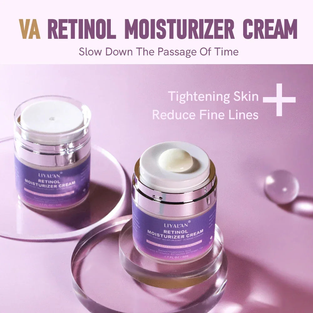 LIYALAN Retinol Face Cream – Anti-Aging & Firming 50ml Peaceful Pleasures Health and Wellness