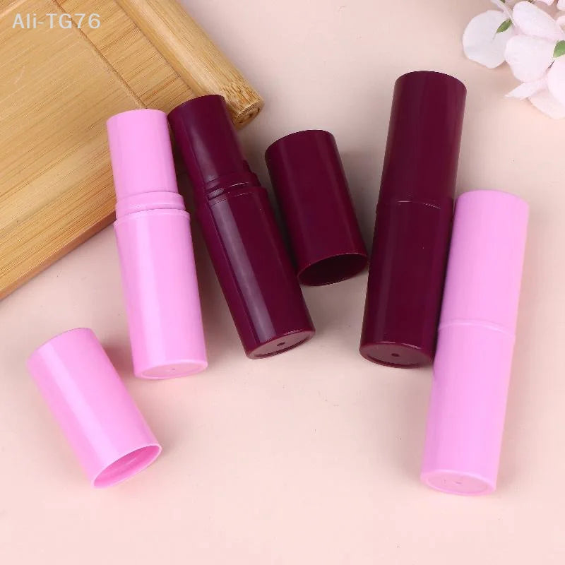 10g Empty Rotatable Lip Balm Tube | Purple Refillable Container