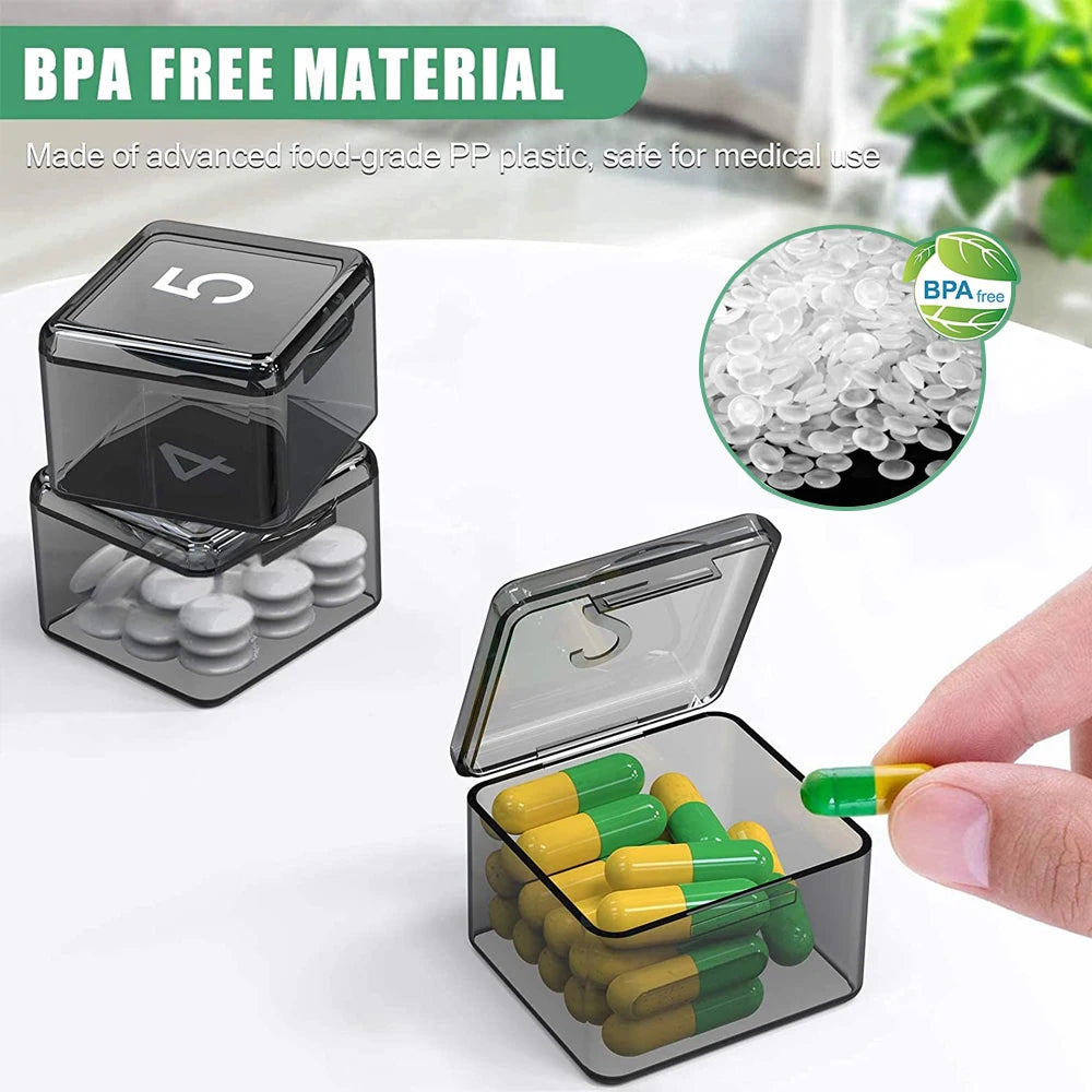 1Pcs Monthly Pill Organizer, 30 Day Pill Box, 4 Weeks One Month Pill Cases, Large Compartments Medicine Organizer for Vitamins Peaceful Pleasures Health and Wellness