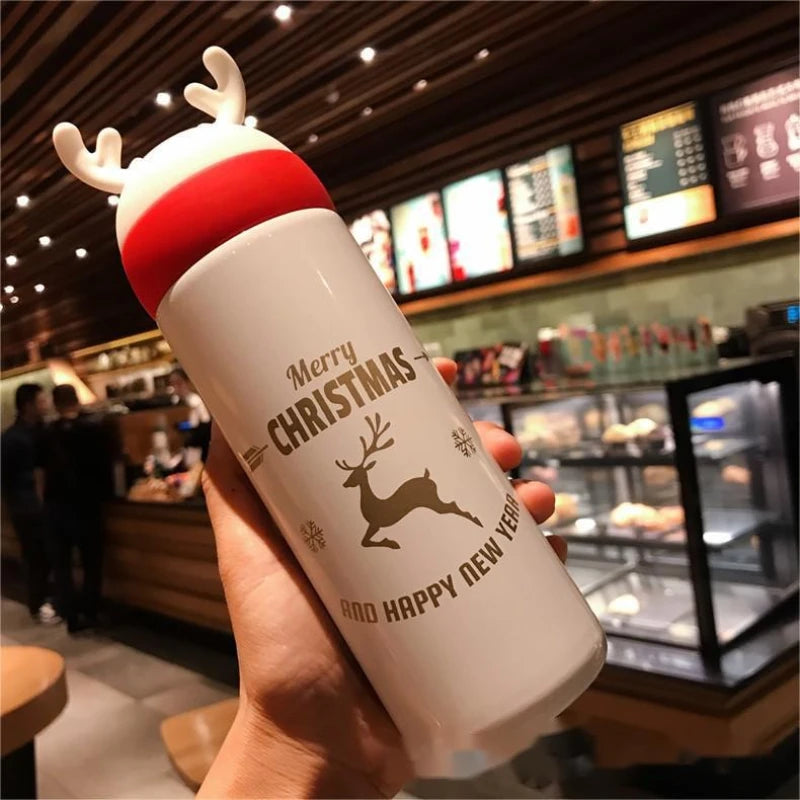 Christmas Antler Personalized Parent-Child Insulated Water Bottle