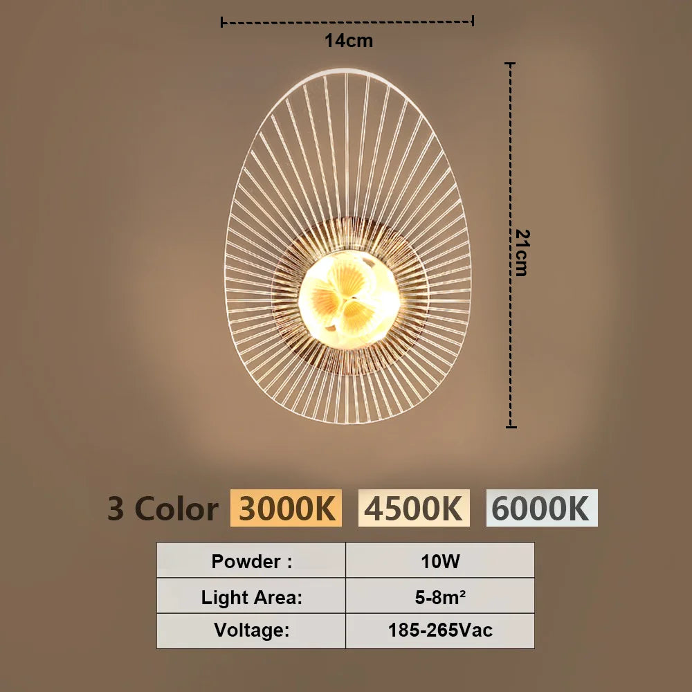 Nordic LED Bird Wall Sconce | Rose Gold Acrylic Luxury Lamp