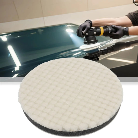 5- Wool Polishing Pads Waxing Buffing Pad Cars Sealing Cleaning Peaceful Pleasures Health and Wellness