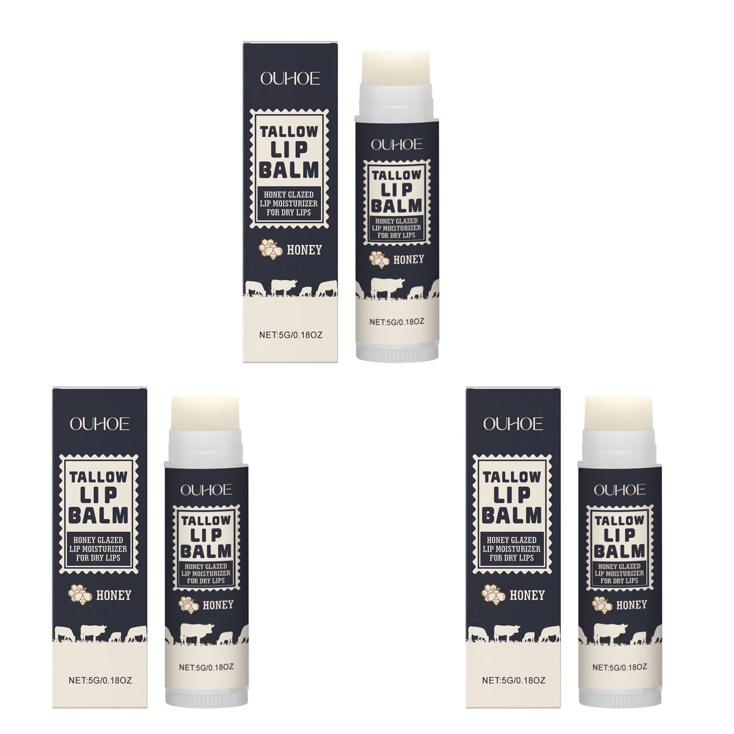 Tallow Lip Balm – Nourishing, Hydrating & Fades Lip Lines