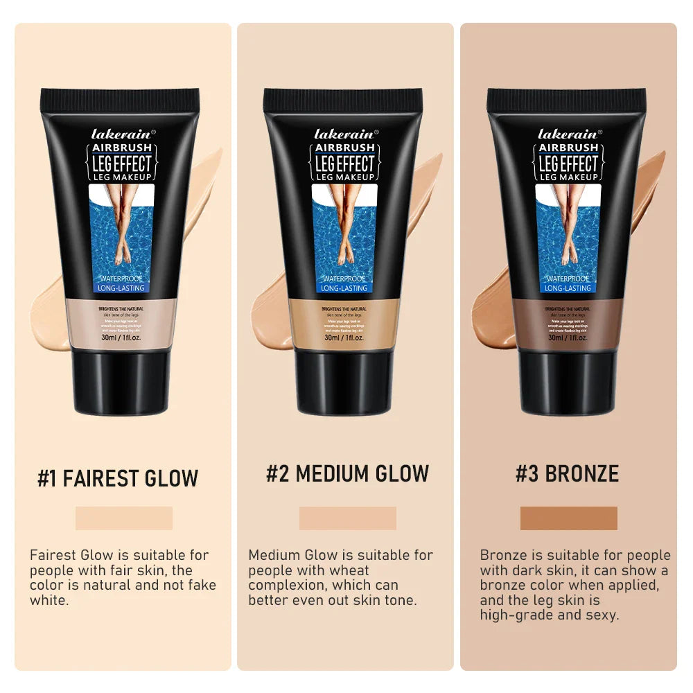 Leg Foundation Lotion – Moisturizing Water-Resistant Body Makeup