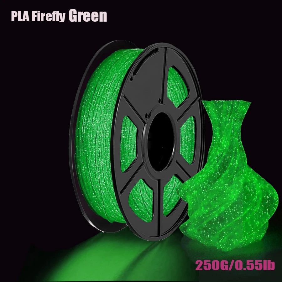 Glow in the Dark PLA Filament Blue/Green | FDM 3D Printer 250g–1kg
