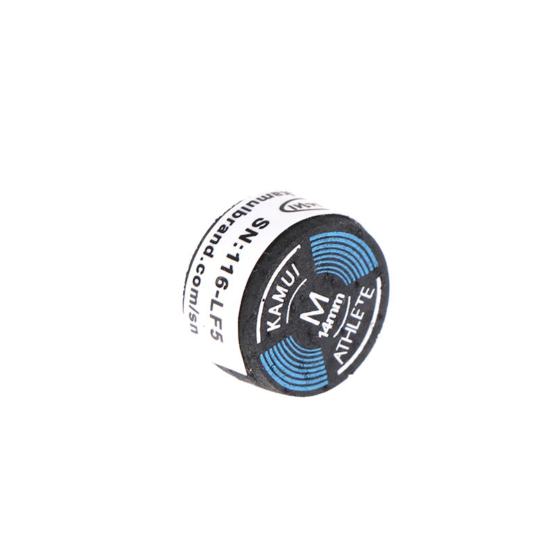 14MM Leather Pool Cue Tip – Soft, Medium, Hard | Spin & Control