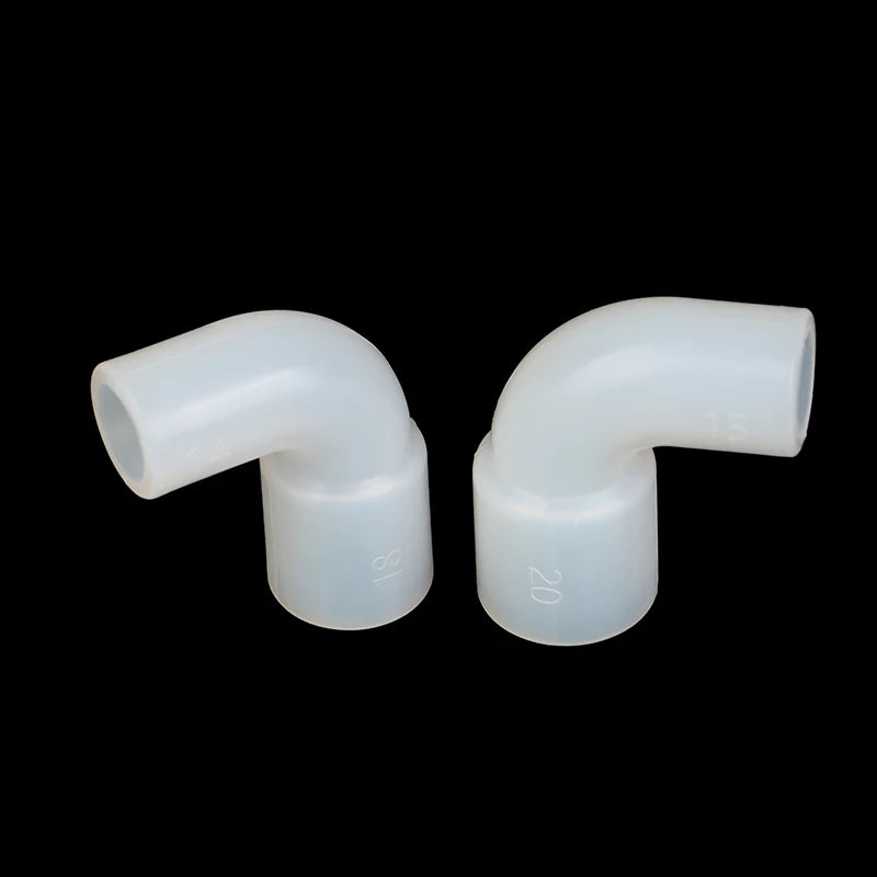 Fish Tank Garden Irrigation Silicone Elbow Soft Hard Pipe Connector Variable Diameter Elastic Right Angle Rubber Coupling Peaceful Pleasures Health and Wellness