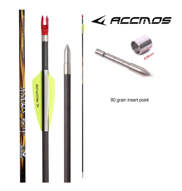6 ID4 Pure Carbon Arrow 0 001Spine 400 500 600 700 800 900 Archery