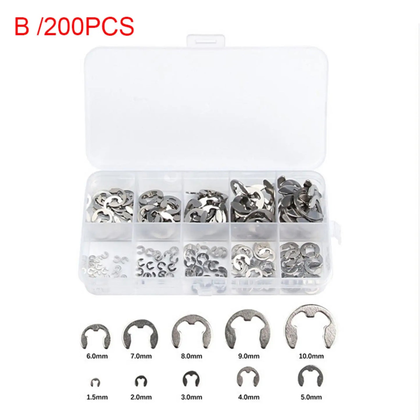 Stainless Steel Snap Set Easy to Operate E-Clip Circlips Tools for Shaft of Machine Peaceful Pleasures Health and Wellness
