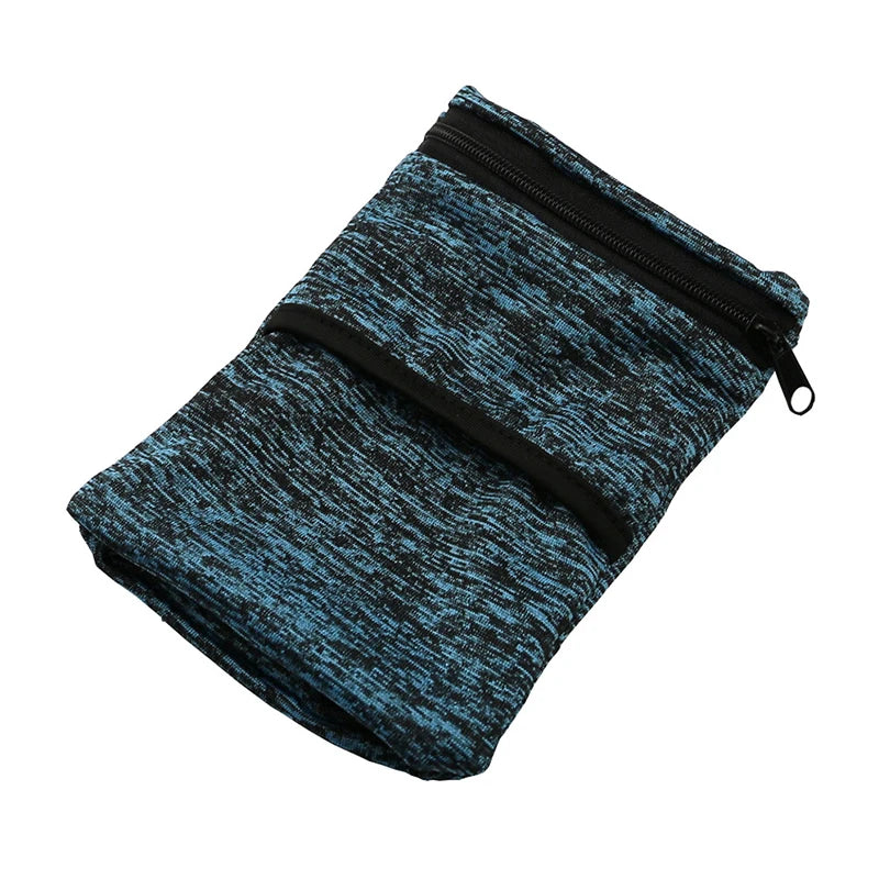 Bag For Mobile Phone Case Armbands mp3/mp4 Bags Sleeve Bags For Jogging Cell Phone Accessories Woman Running Wrist Holder Peaceful Pleasures Health and Wellness Gauze light blue