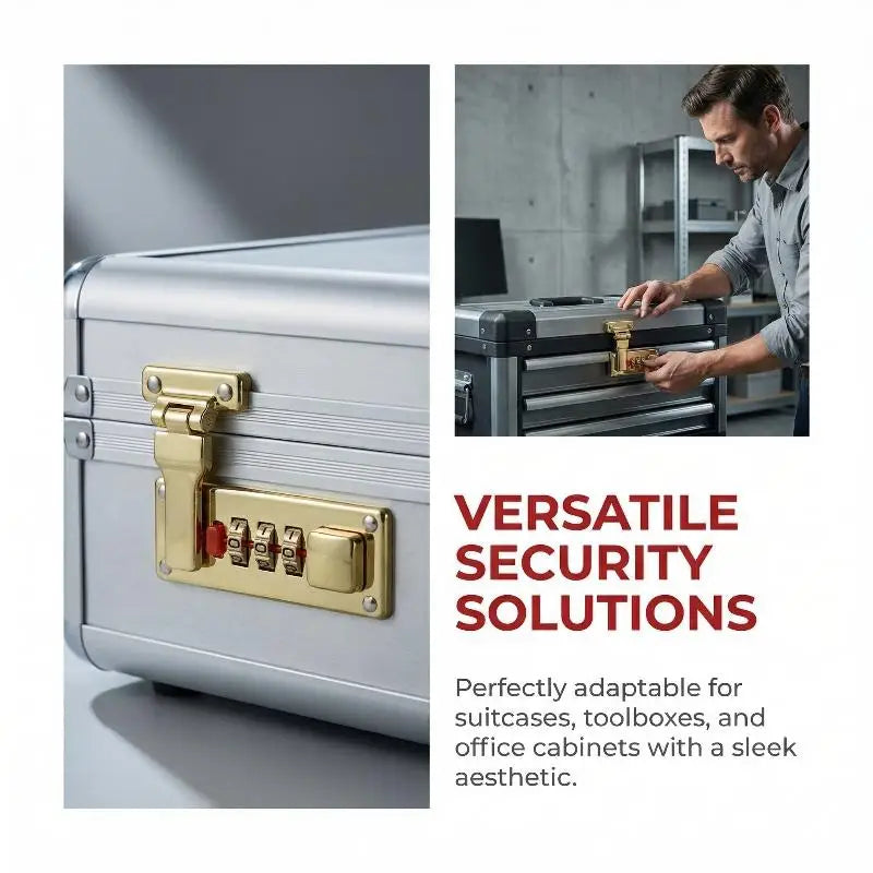 3-Digit Combination Lock 65×29mm – Keyless Box Latch | JETTING