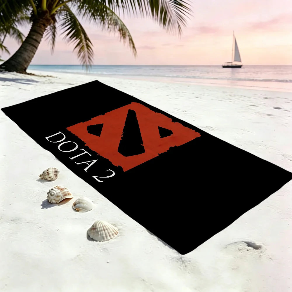 Dota 2 Quick-Dry Beach Towel | Soft Gaming Sports Towel