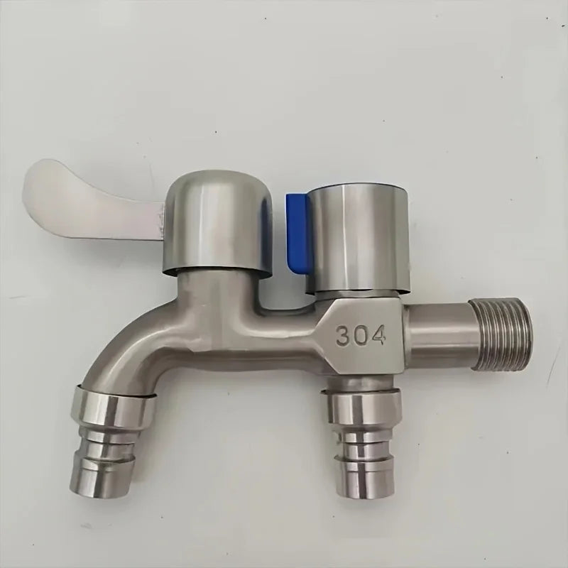 YANKE G1/2 Washing Machine Faucet | Dual-Outlet Tap