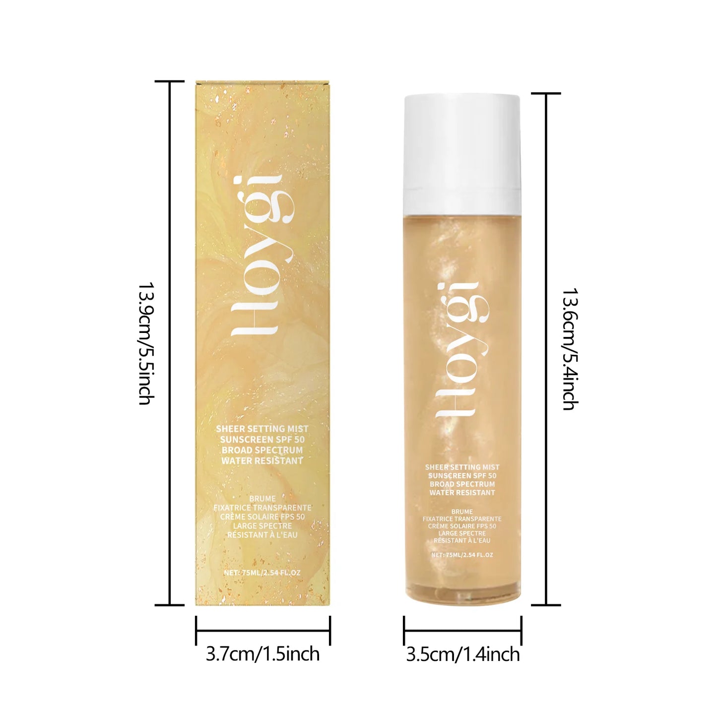 SPF 50+ Makeup Setting Spray – Oil Control & UV Protection Peaceful Pleasures Health and Wellness