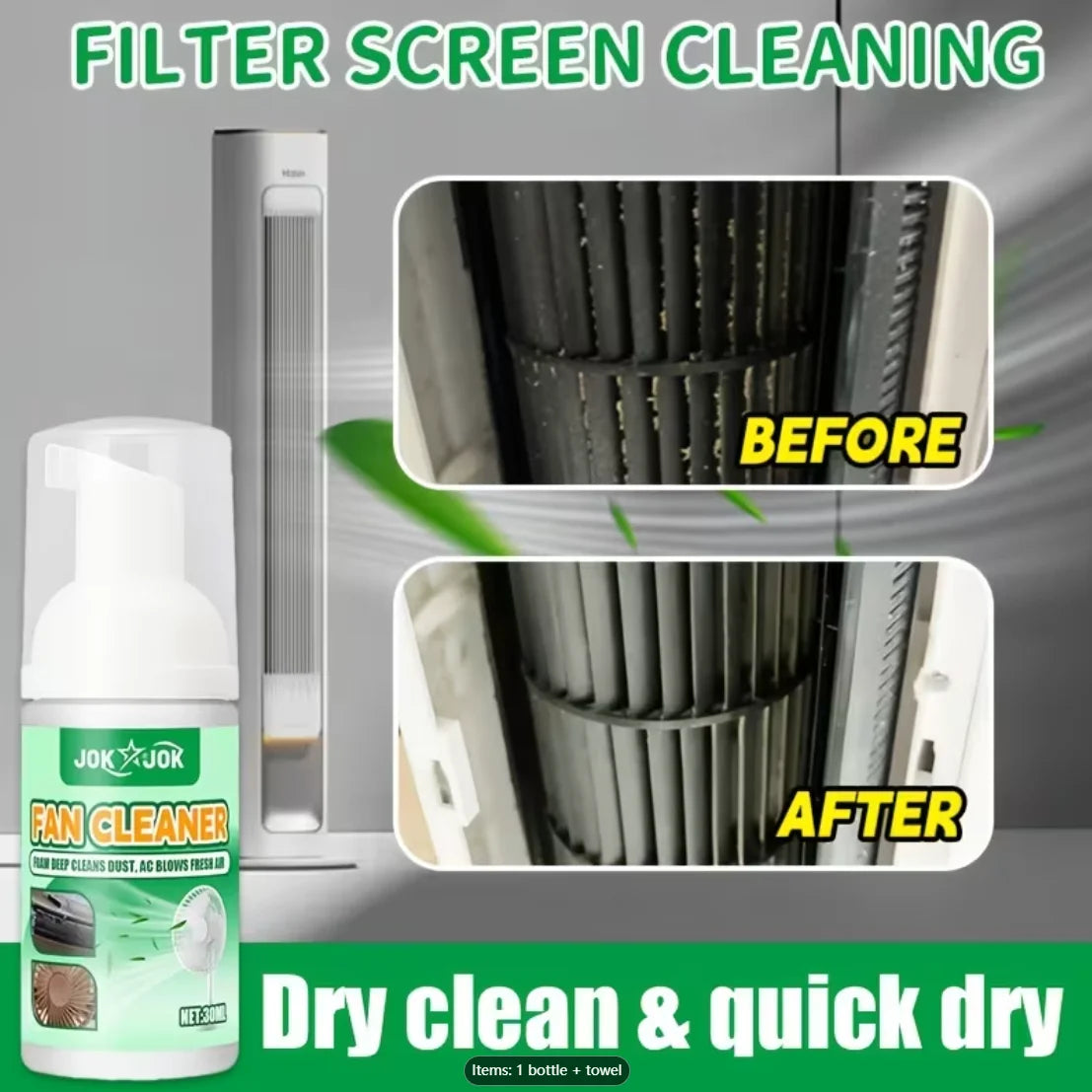 Air Conditioner Cleaning Foam – No Disassembly Needed