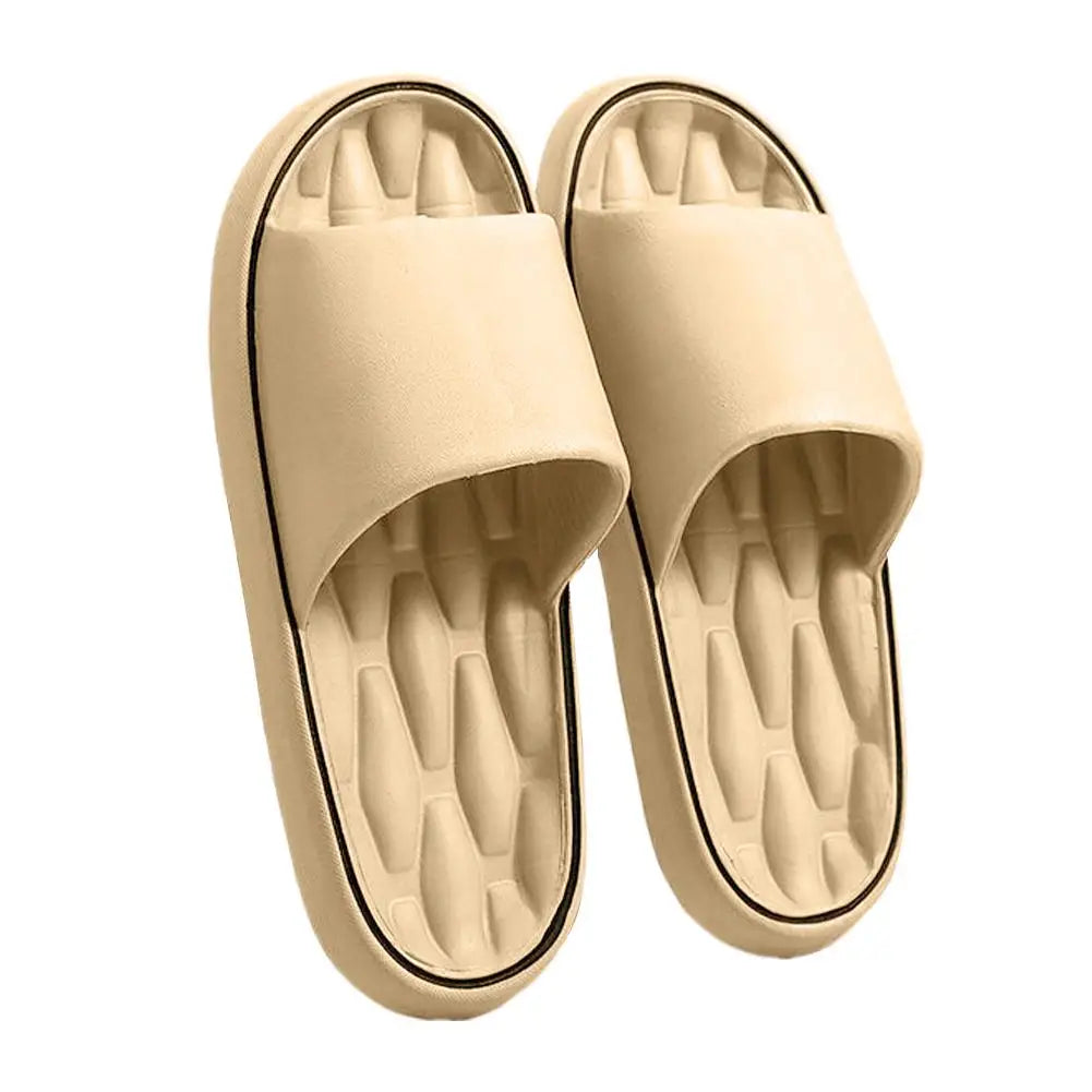 EVA Indoor Slippers Colorful Slides for Comfort Peaceful Pleasures Health and Wellness 36-37 Khaki