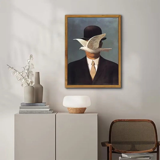 Modern Surrealist Canvas Wall Art Print | Unframed Poster Canvas Wall Art Peaceful Pleasures Health and Wellness