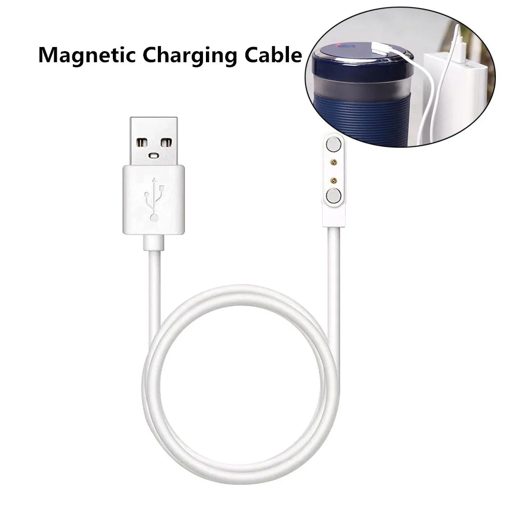 2/4Pin Magnetic Charging Cable 2.84/4.0/7.62mm Spacing Charging Cable For Smart Watch Wristwatch Juicer USB Power Charger Peaceful Pleasures Health and Wellness