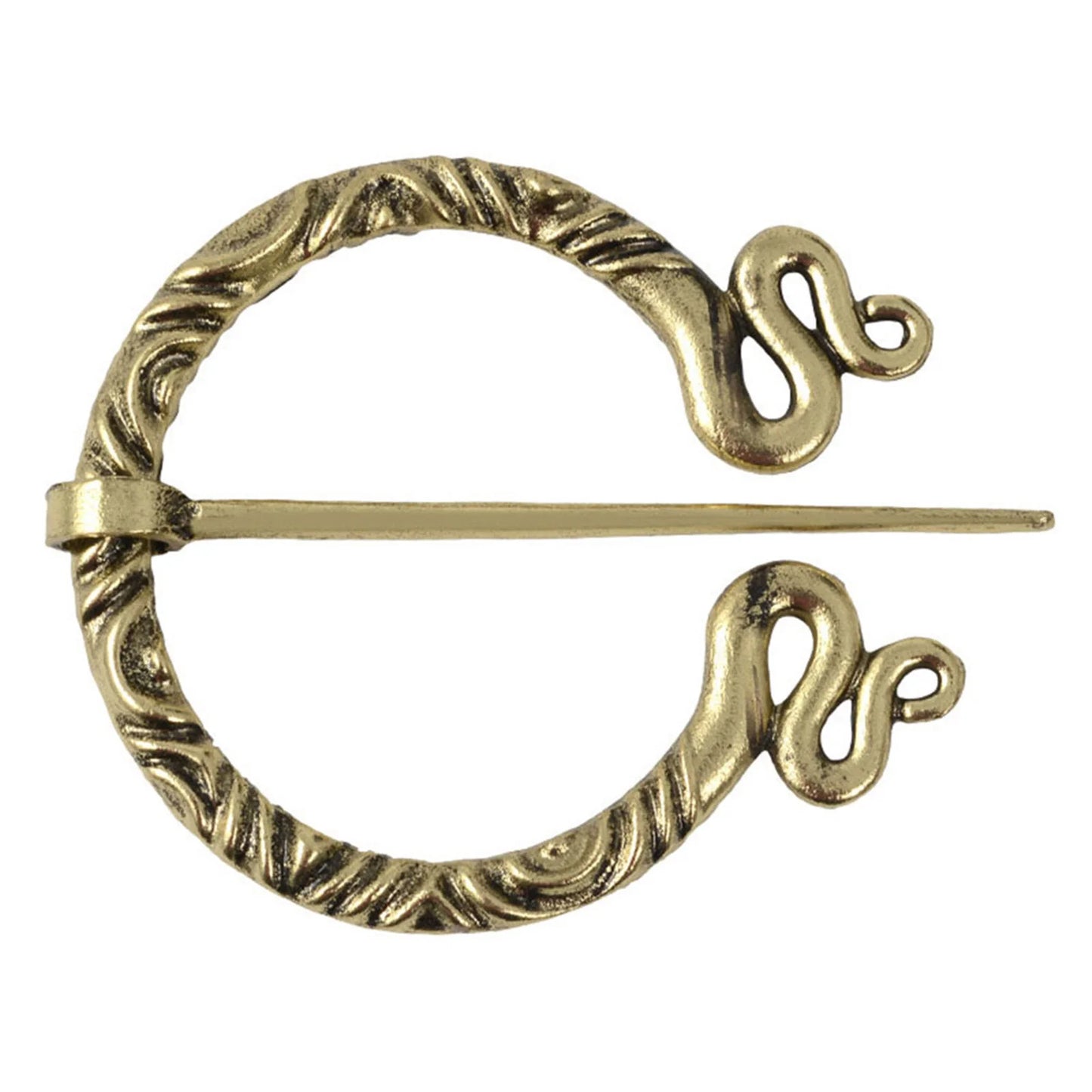 Nordic Style Metal Simple Brooch Suit Scarf Clip Brooch Pin Fashion Jewelry for Coats Jackets Sweaters Suit Peaceful Pleasures Health and Wellness xz1910