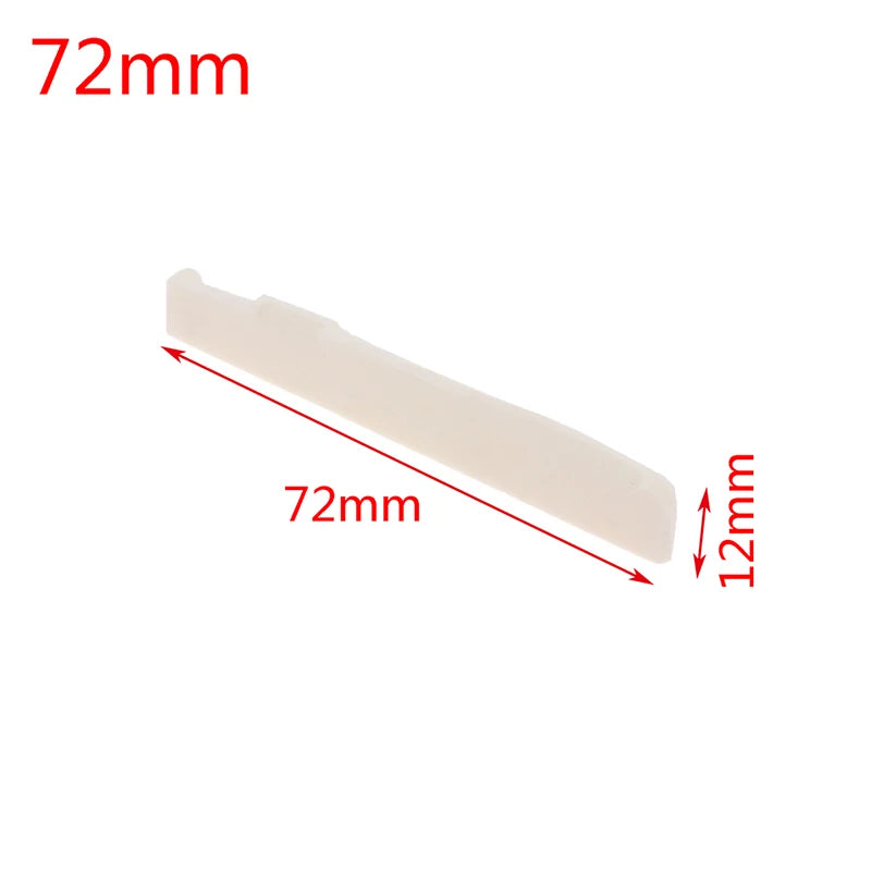 Real Bone Bridge Saddle for Acoustic Guitar – 72–80mm