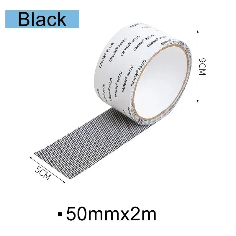 Window Screen Repair Tape – Self-Adhesive Mesh Patch