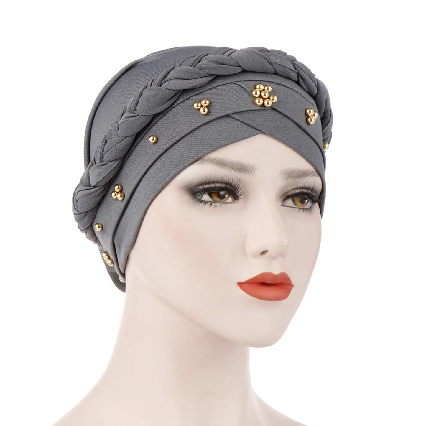 Muslim Women Inner Hijab Turban Bonnet Cap – Pearl Solid