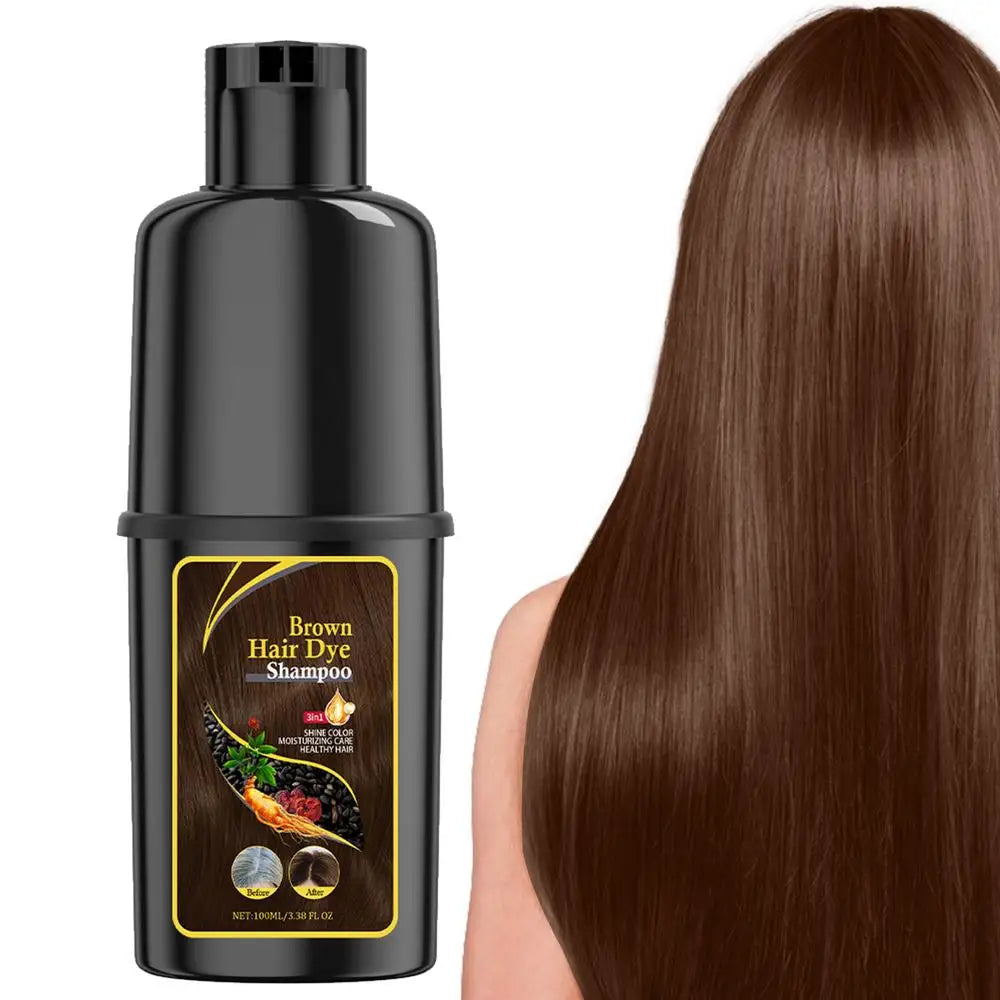 Natural Hair Dye Shampoo – Gray Coverage, All Hair Types