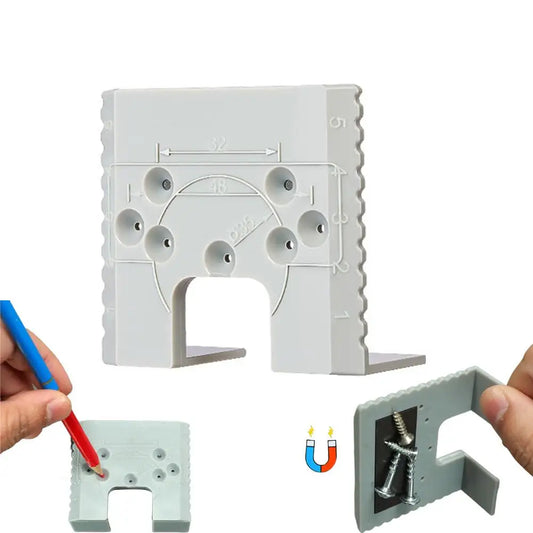 Magnetic 2mm Hinge Stop Plate For Cabinet Doors Quick Installation Positioning Fixing Plate Woodworking Hinge Installation Aid Peaceful Pleasures Health and Wellness