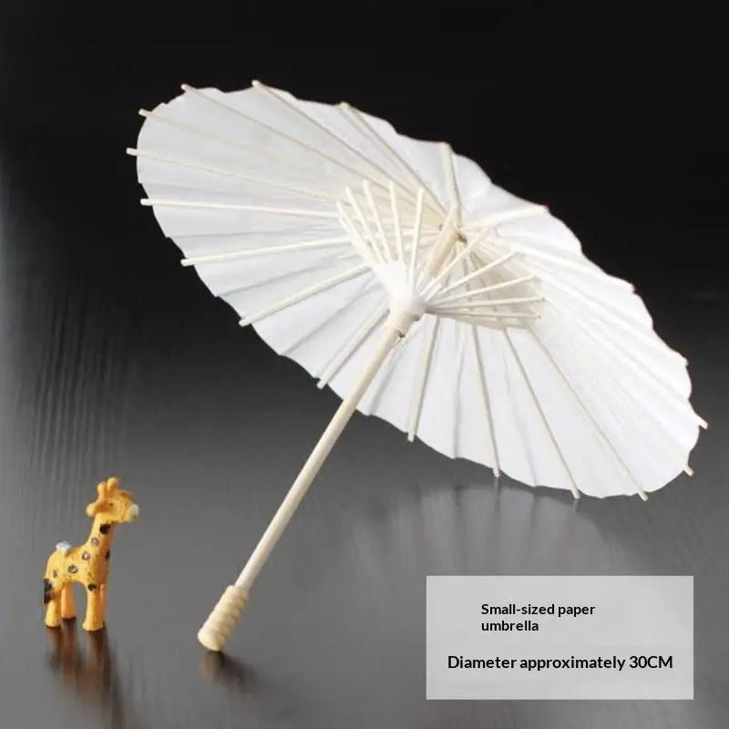 Blank DIY Oil Paper Umbrella – Art, Craft & Photo Prop 20–84cm